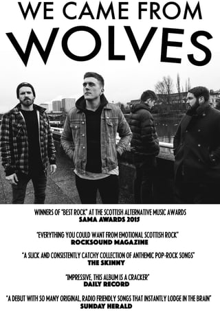 WE CAME FROM WOLVES - Press Pack.