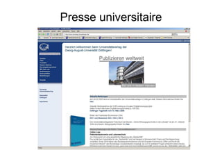 Presse universitaire
 