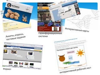 Геоинформационные
системы
 