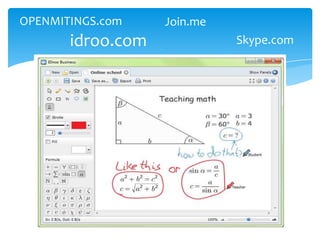 idroo.com
OPENMITINGS.com Join.me
Skype.com
 