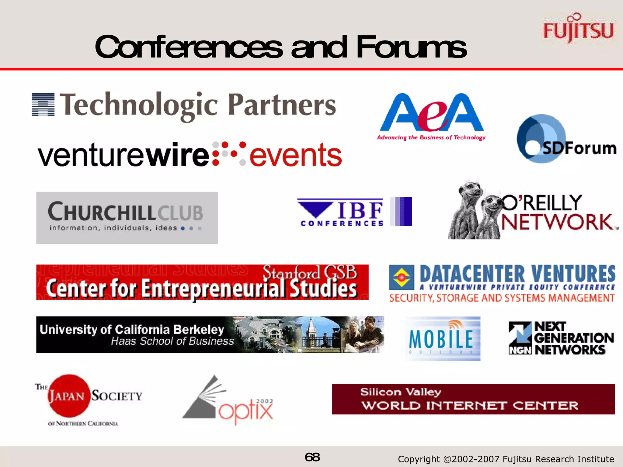 Conferences and Forums 