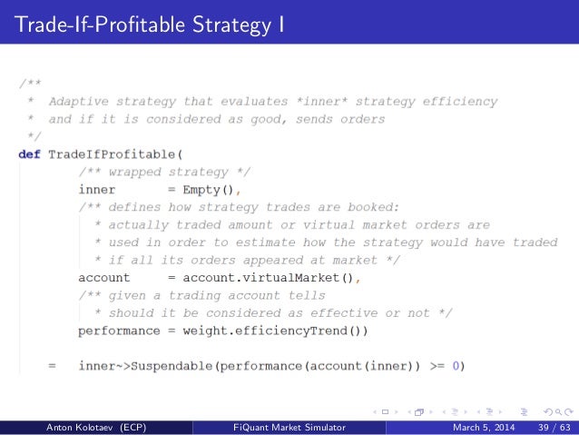 Market microstructure trading strategies