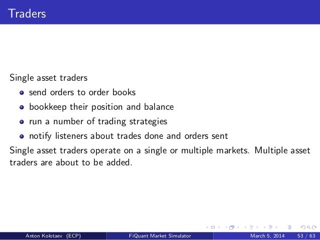 Market microstructure trading strategies