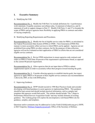 7 Steps to Performance-based Contracting | PDF