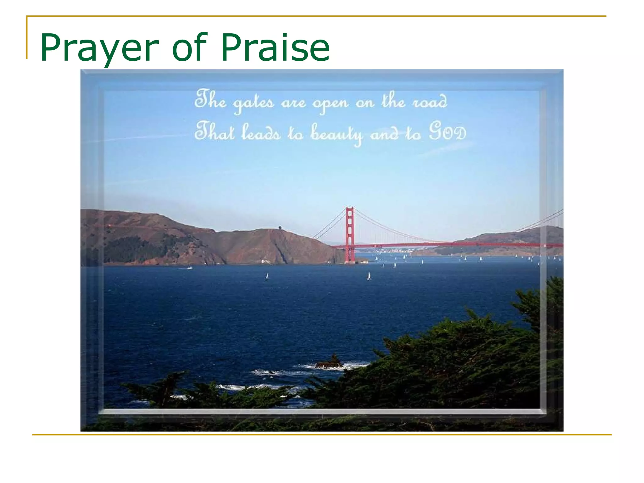 Prayer of Praise 