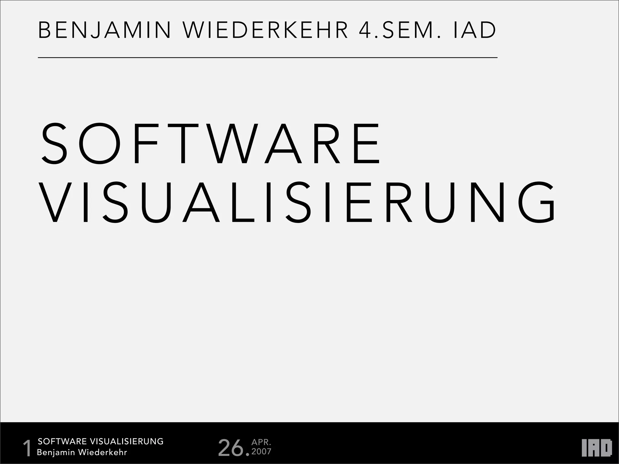 Softare Visualisierung Documentation