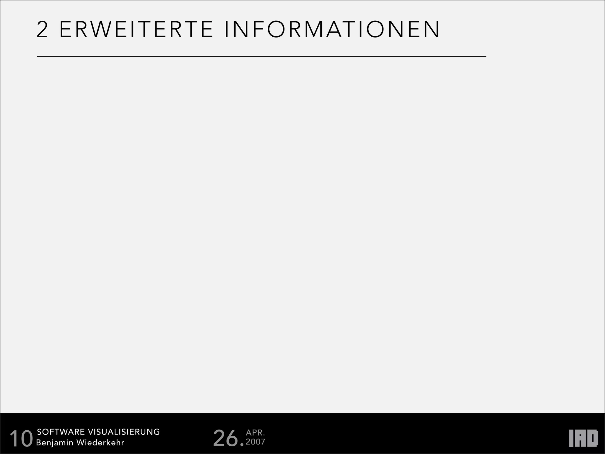 Softare Visualisierung Documentation