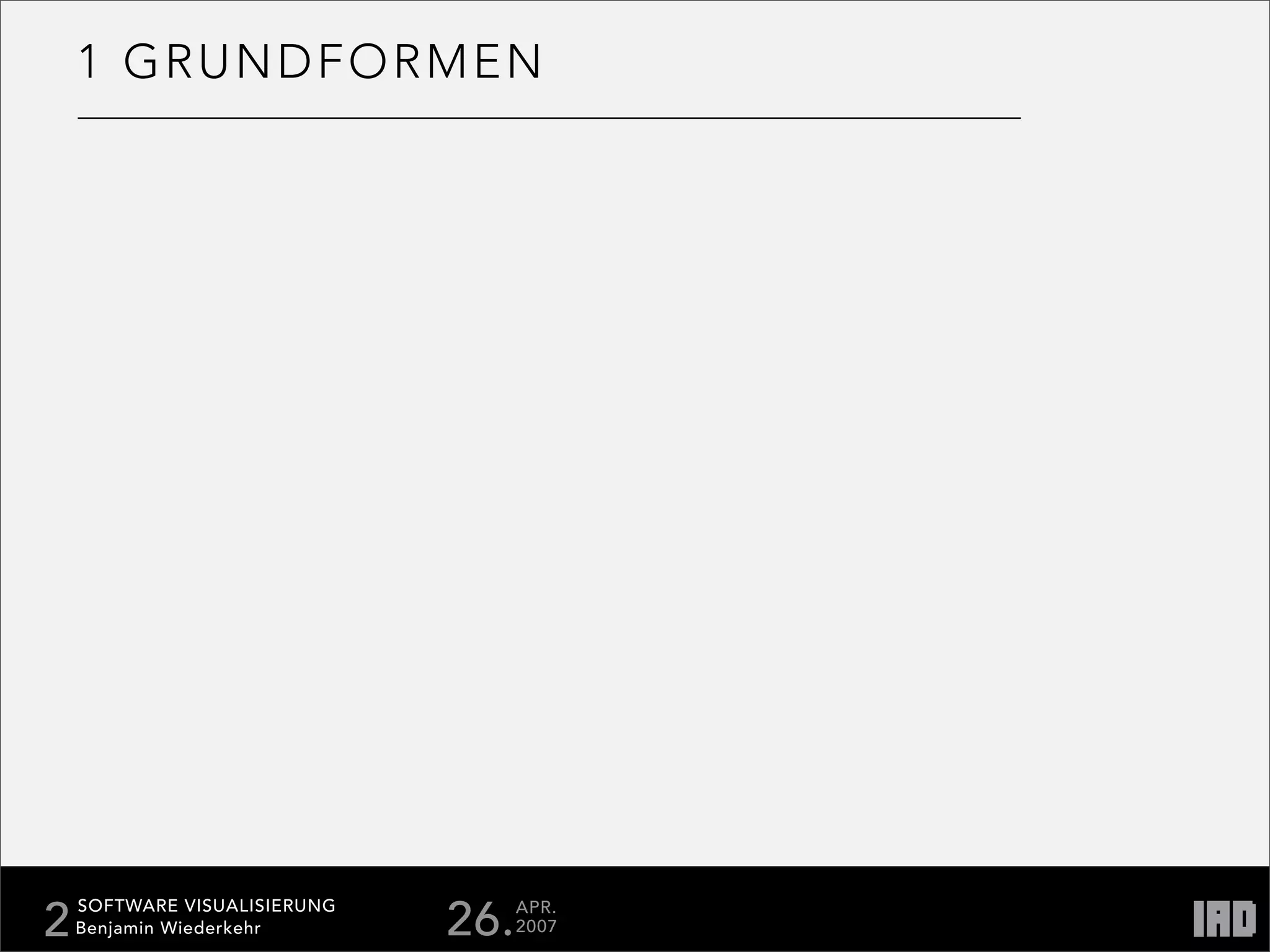 Softare Visualisierung Documentation