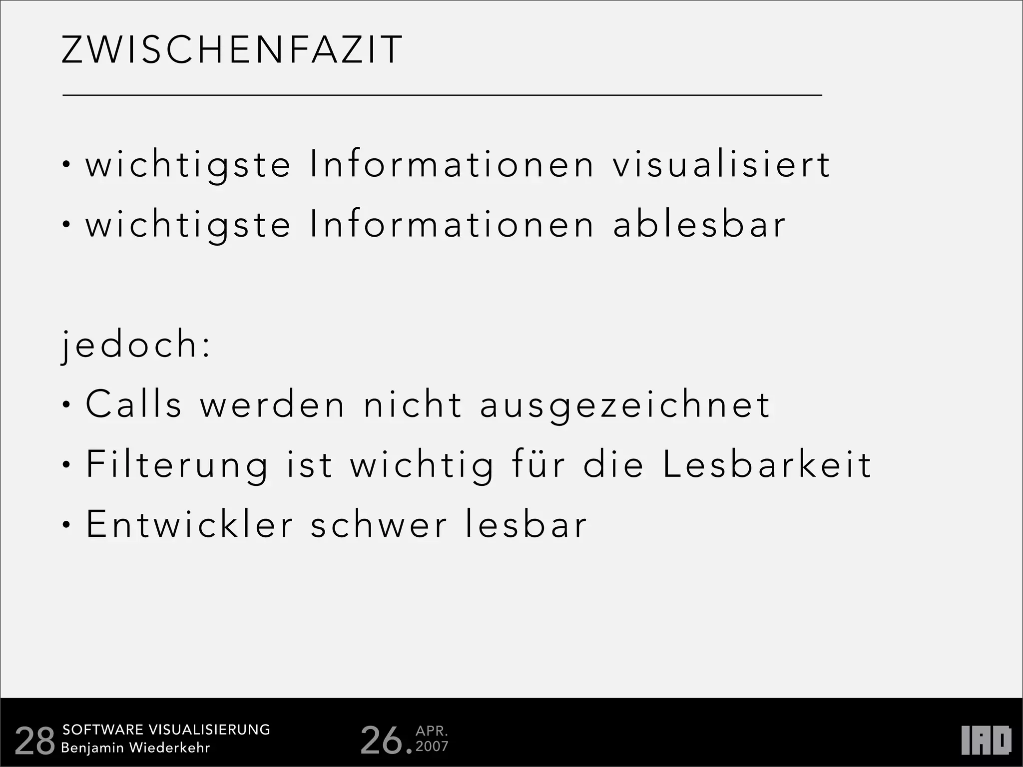 Softare Visualisierung Documentation