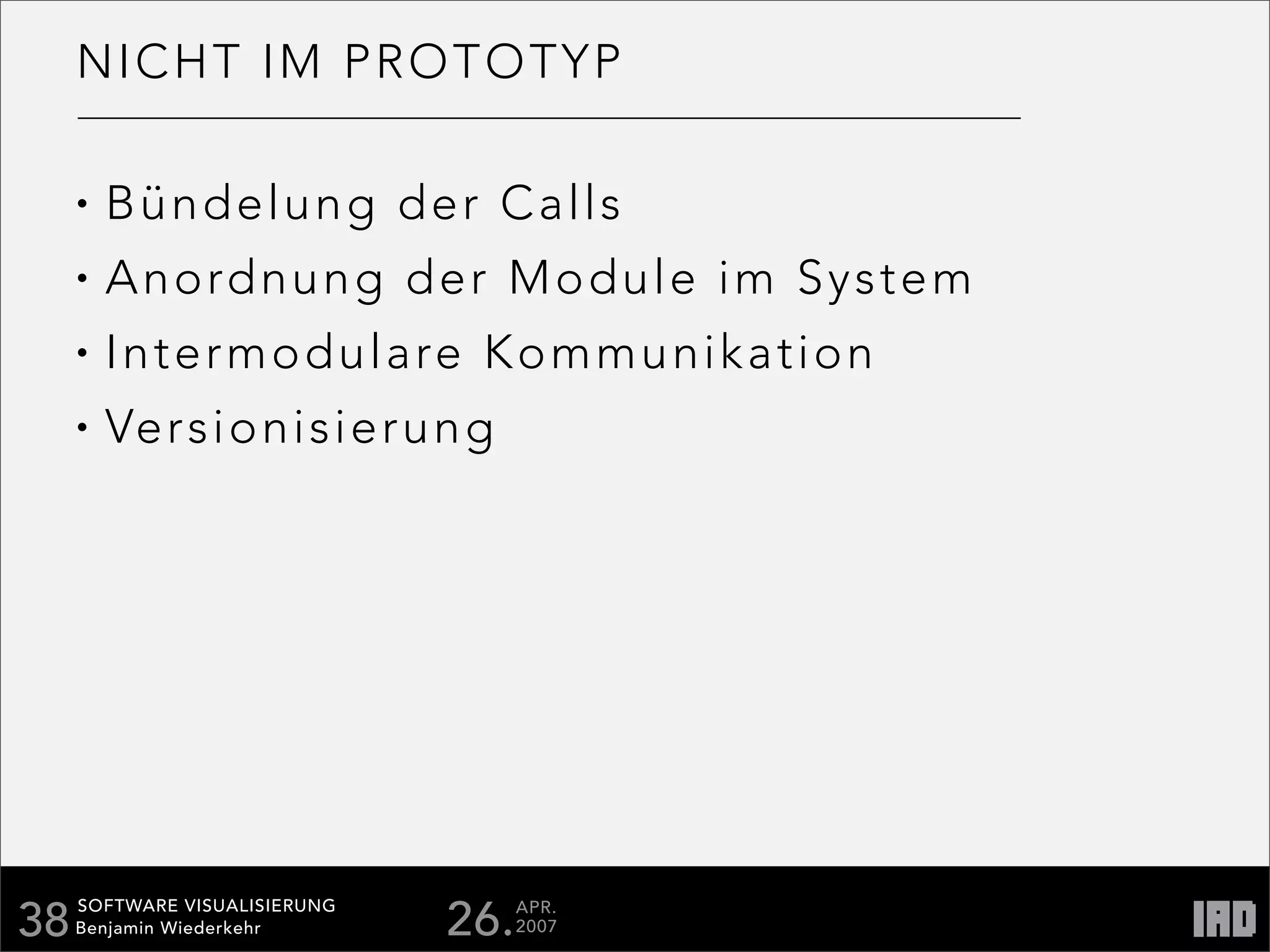 Softare Visualisierung Documentation