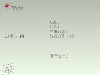 C2B 
       棿
       ׼Ӫ
ӯ   Դ




       ûһ
 