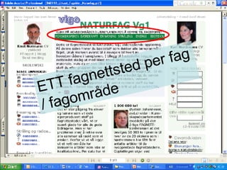 ETT fagnettsted per fag / fagområde 