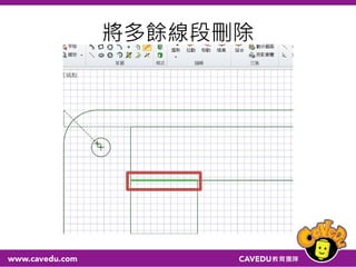 將多餘線段刪除
 