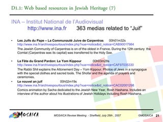 070726 Mosaica Content Selection Wp1