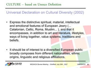 070726 Mosaica Content Selection Wp1