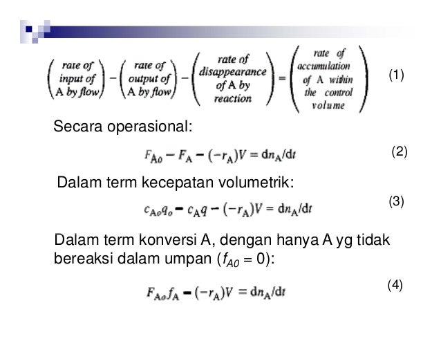 Reaktor Alir Tangki Berpengaduk slideshare