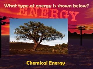 What type of energy is shown below?

Chemical Energy

 