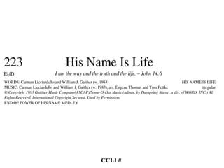 Slide 0223-00-00 CCLI #  