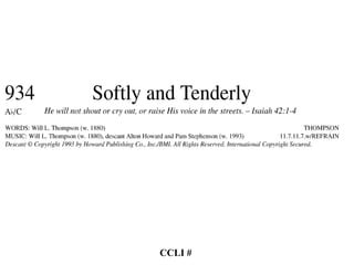 Slide 0934-00-00 CCLI #  