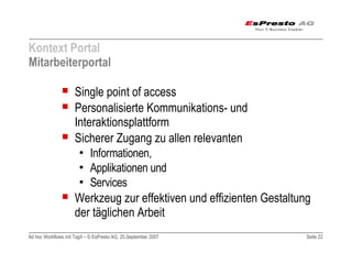 Adhoc Workflows mit TagIt