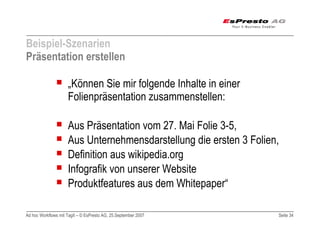 Adhoc Workflows mit TagIt