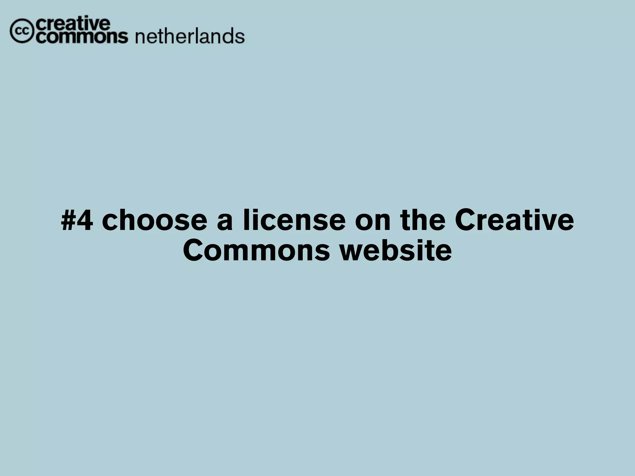Creative Commons &  Collective Rights Management
