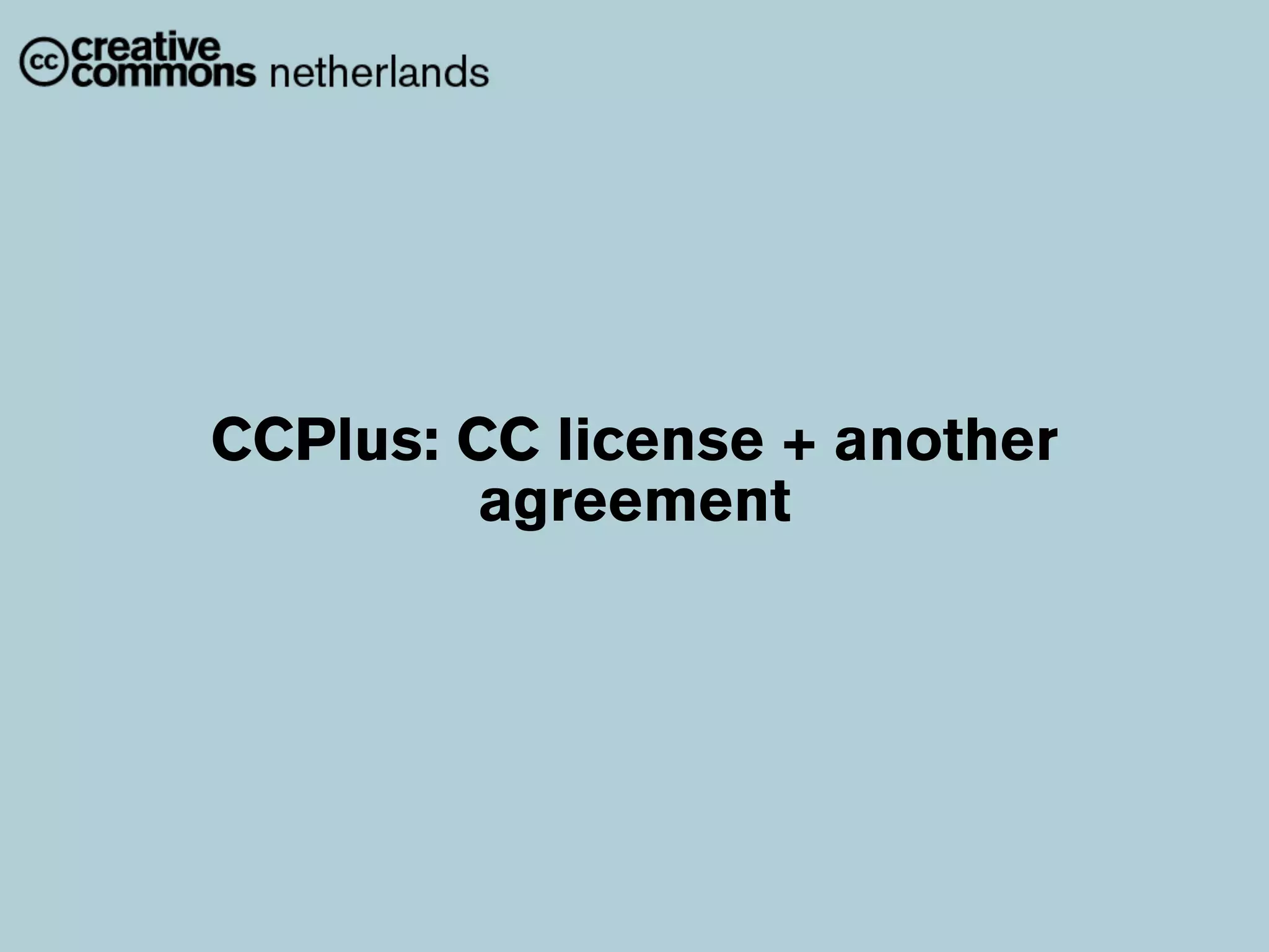 Creative Commons &  Collective Rights Management