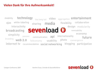 Vielen Dank für Ihre Aufmerksamkeit! 