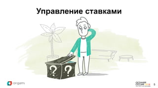 Управление ставками
5
 