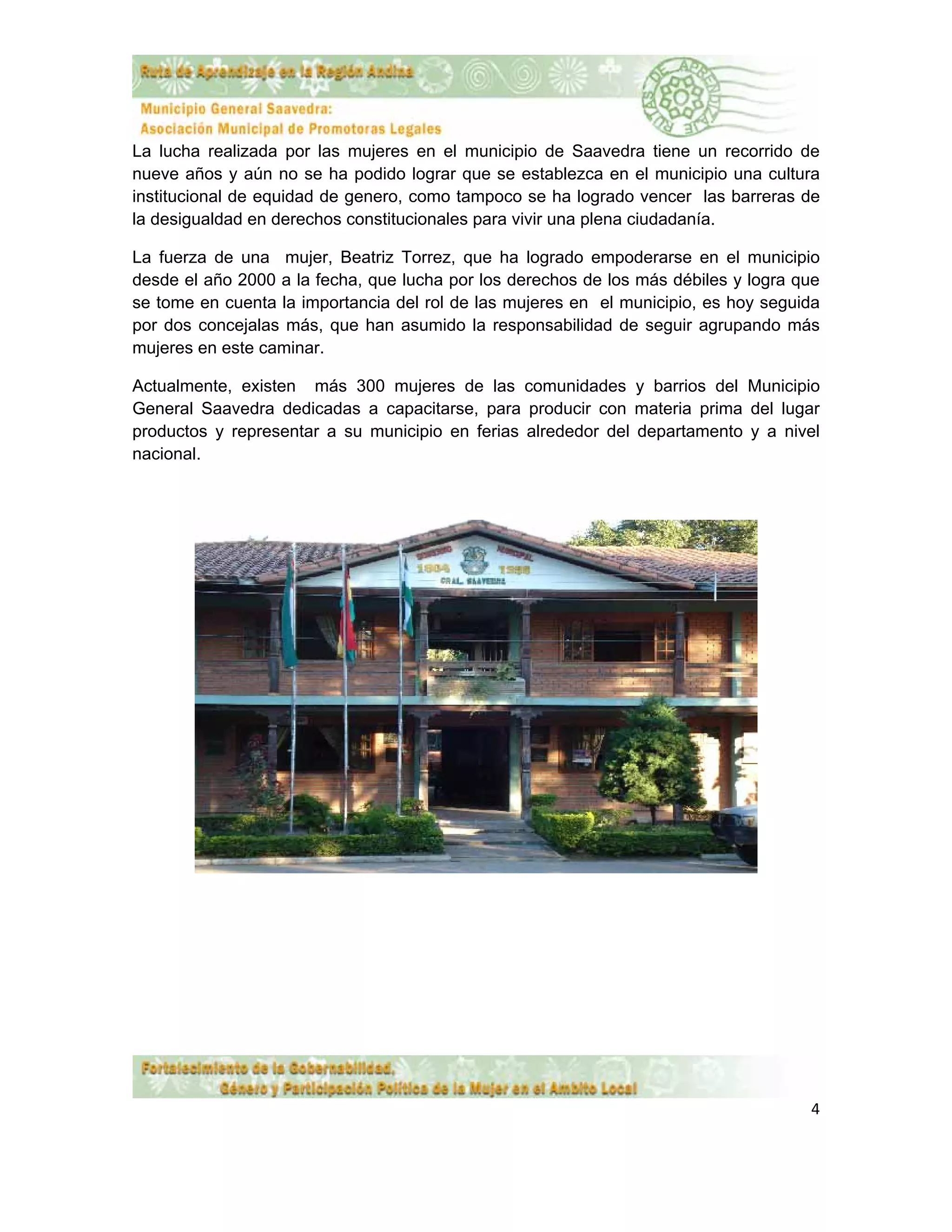 PDM General Saavedra | PDF