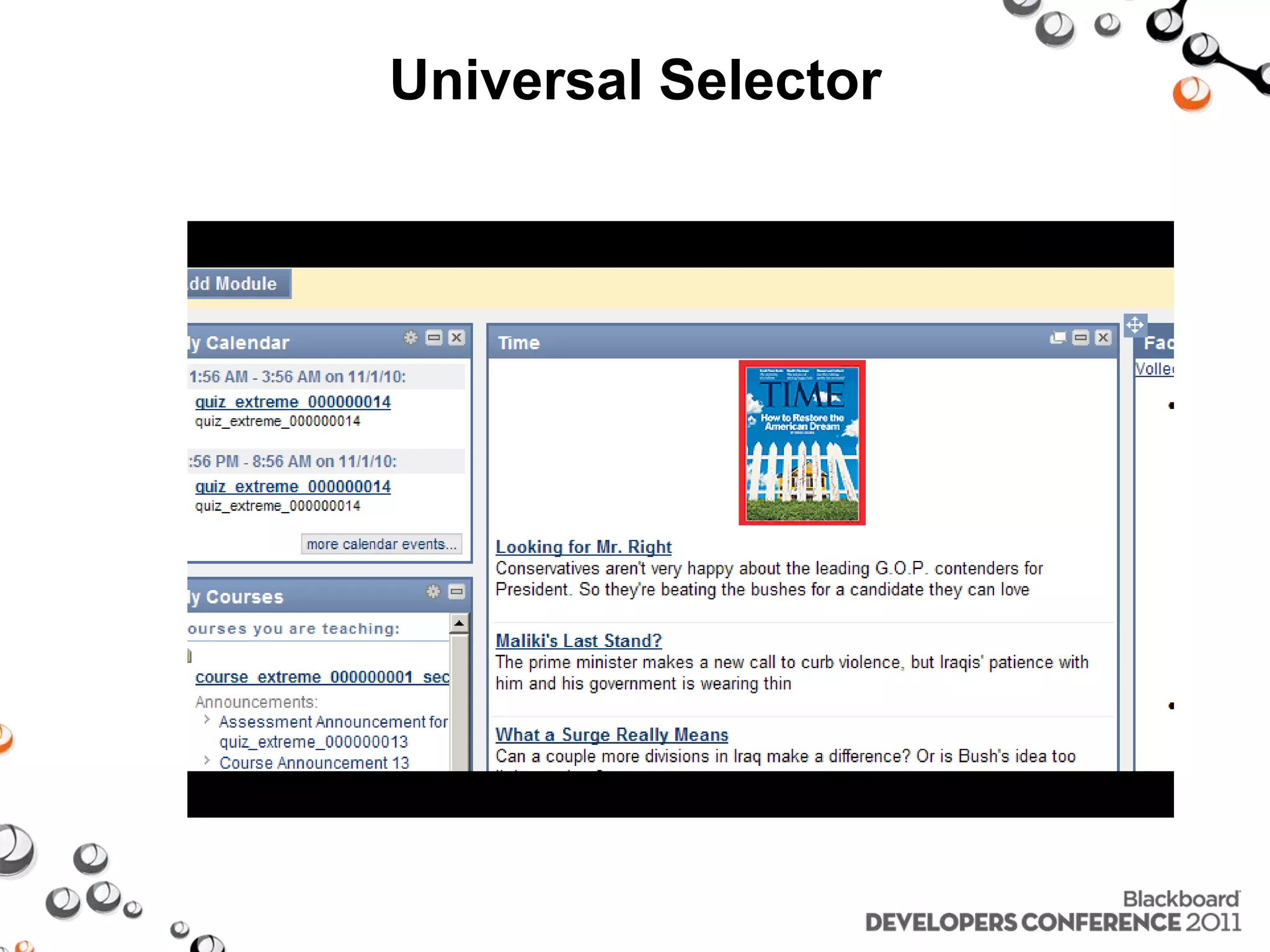 Universal Selector 