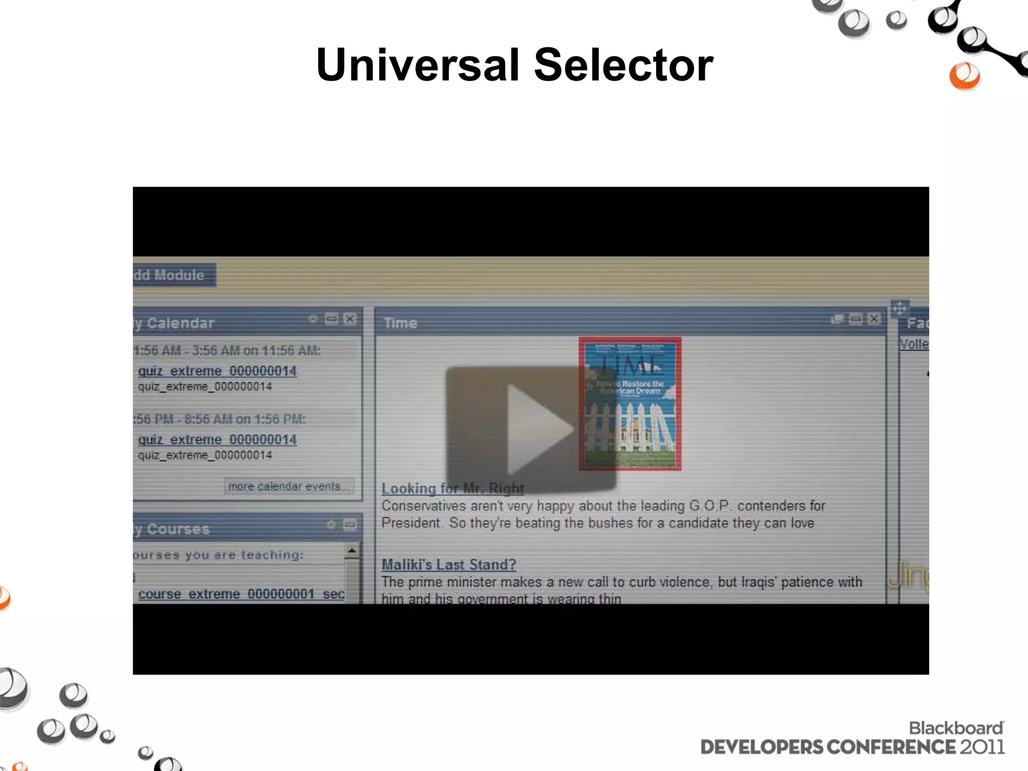 Universal Selector 
