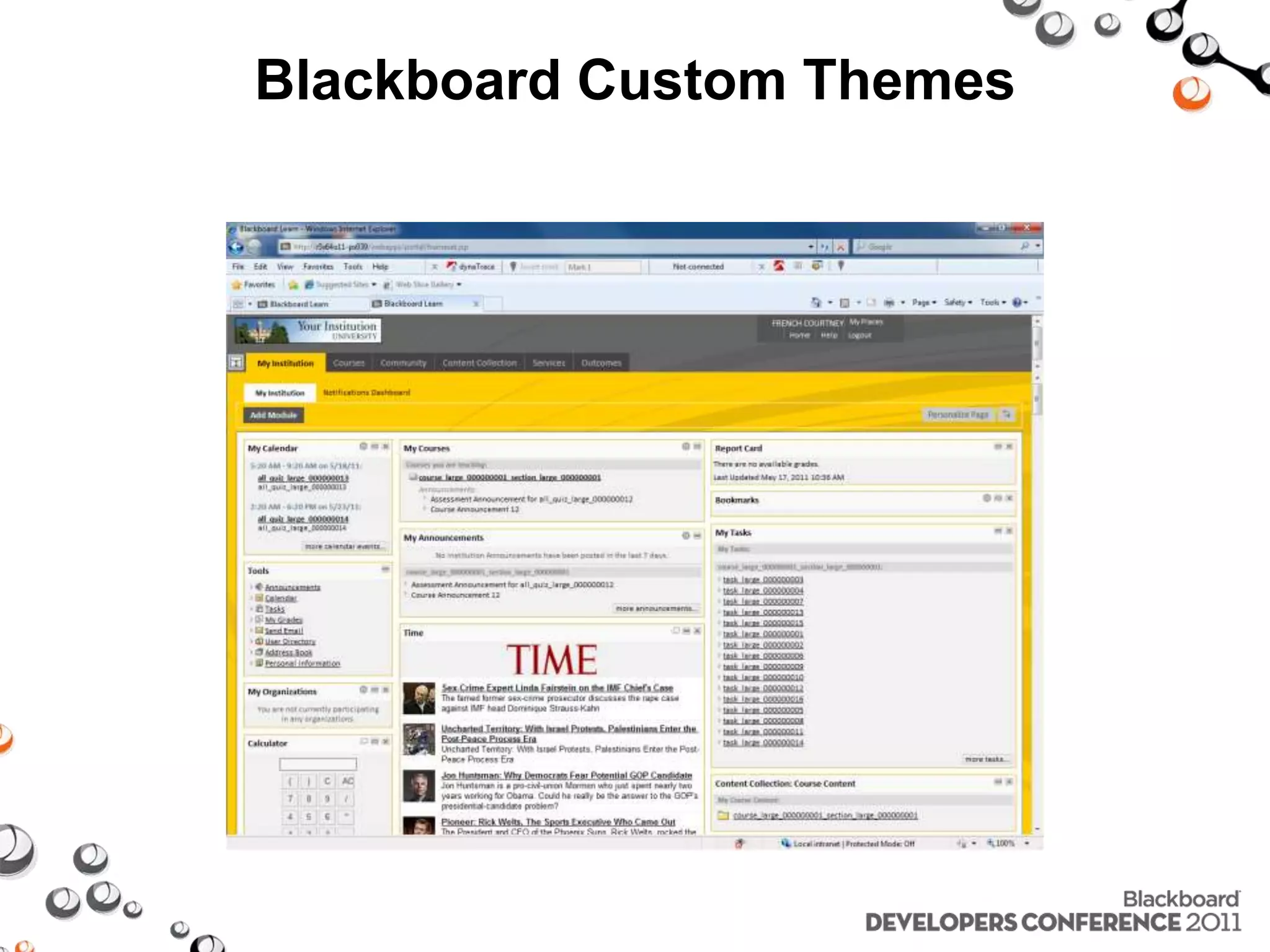 Blackboard Custom Themes 