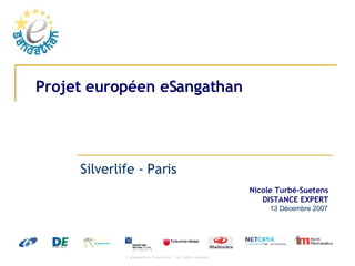 Projet européen eSangathan Silverlife - Paris 