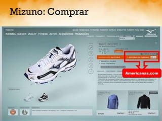 Mizuno: Comprar Americanas.com 