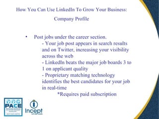 3 Ways To Grow Your Business Using LinkedIn | PPT