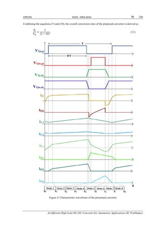 An Efficient High Gain DC-DC Converter for Automotive Applications | PDF