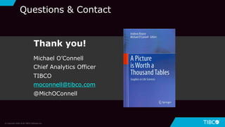 59
Questions & Contact
© Copyright 2000-2018 TIBCO Software Inc.
Thank you!
Michael O’Connell
Chief Analytics Officer
TIBCO
moconnell@tibco.com
@MichOConnell
 