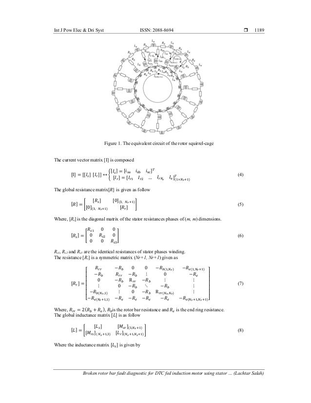 Broken rotor bar fault diagnostic for DTC Fed induction motor using stator instantaneous complex