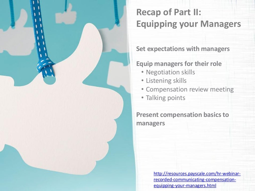 Communicating Compensation Talking with Employees