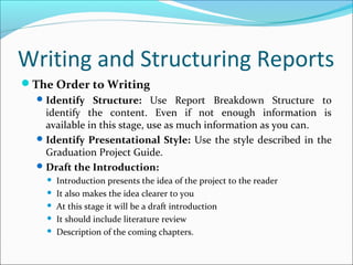 how to write your project documentation | PPT