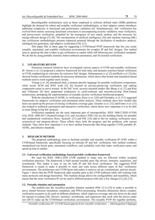 Portable verification IP: a UVM-based approach for reusable ...