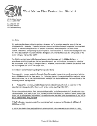 072214 CORA Cook Response Letter