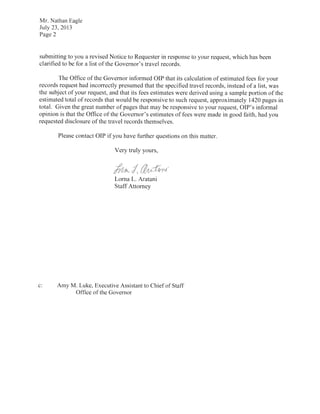 OIP Letter on Civil Beat Appeal