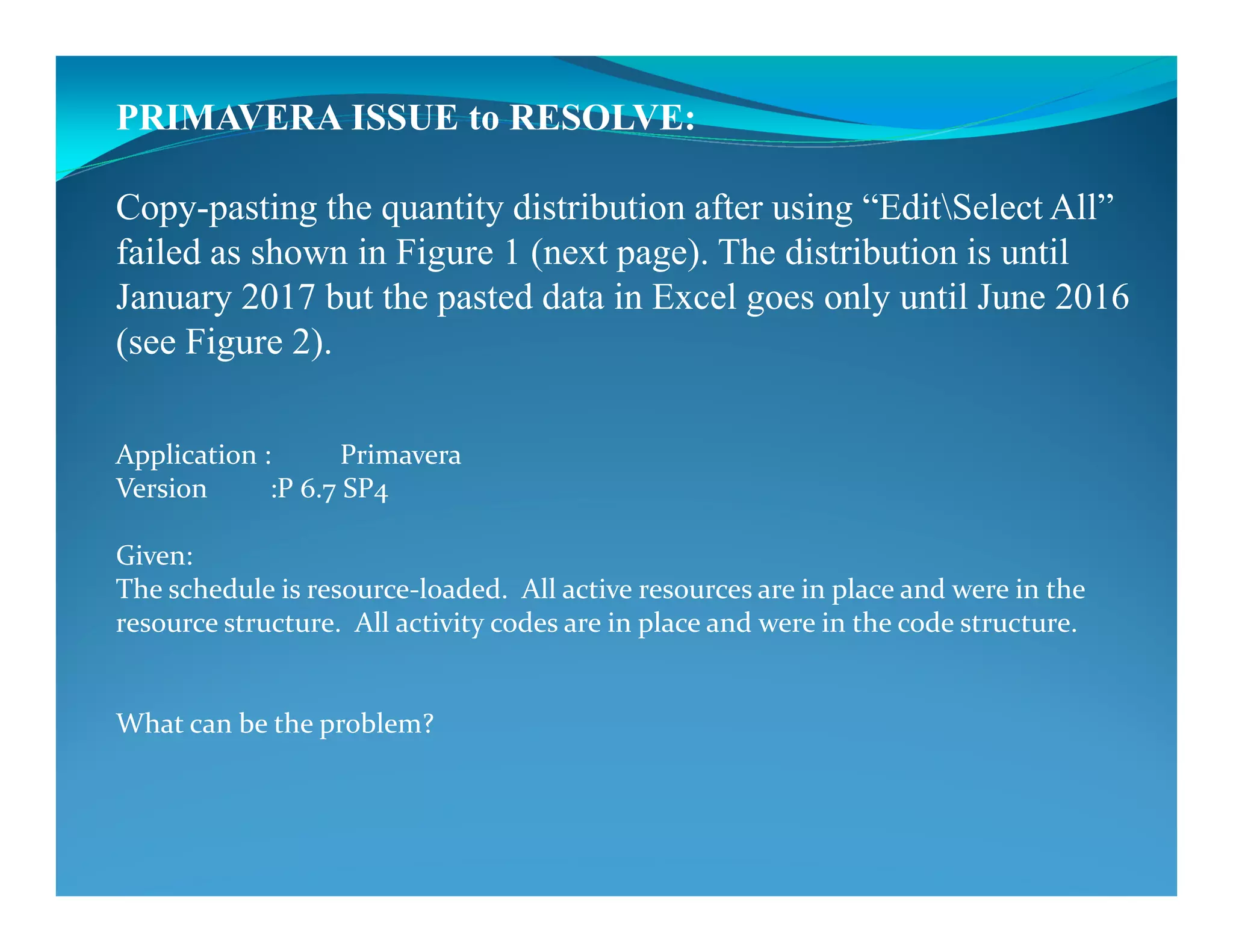 072414 Resource Distribution Copy-Paste Problem | PDF