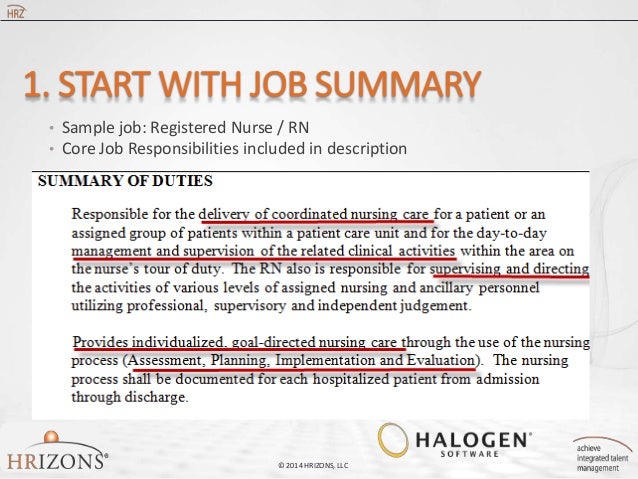 best practices for creating and maintaining job descriptions