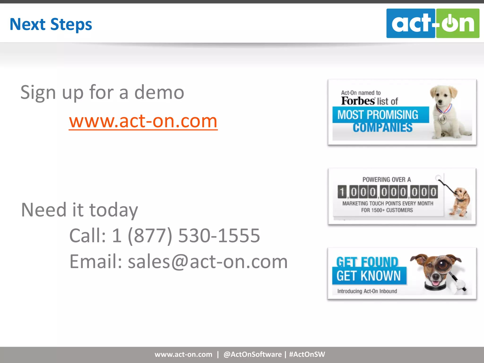 SAP’s challengeQuestion from #SherpaWebinar
Jeff
Any thoughts on
how to drive email
newsletter sign-
ups through social
media?
 