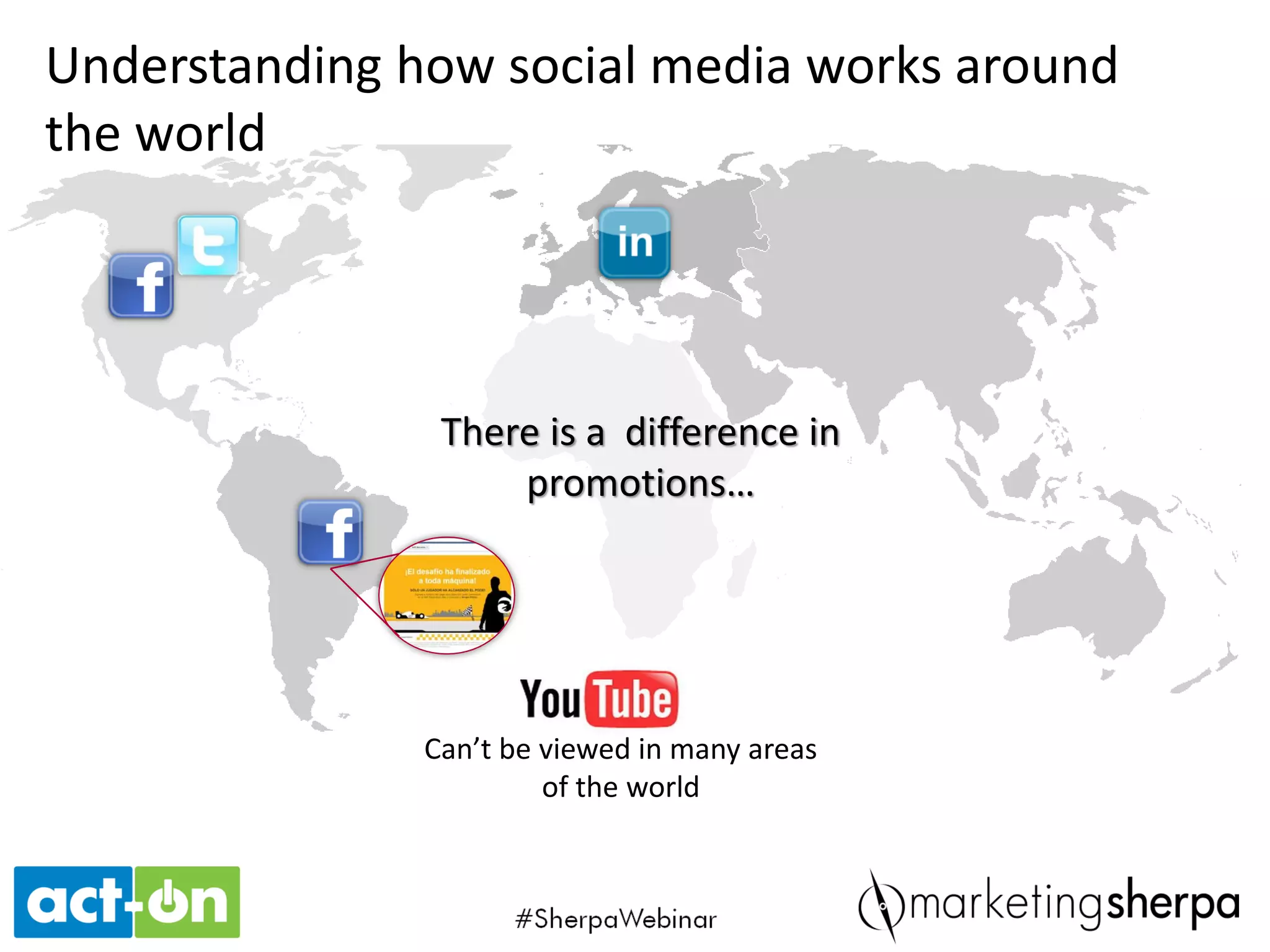 • Video of Todd Wilms' B2B Summit 2011 Session - How SAP replicated its successful
social media practices across the globe –
http://www.marketingsherpa.com/article/presentation/video-todd-wilms-b2b-
summit
• Operationalizing Social Media: How SAP replicated its successful social media
practices across the globe – http://www.marketingsherpa.com/video/social-
media-todd-wilms
• B2B Summit 2011: 5 takeaways on social media, lead generation, building a
customer-centric approach, and more –
http://www.marketingsherpa.com/article/wrap-up/5-takeaways-on-social-media
• Social Media Marketing: How SAP identifies and replicates successful tactics across
a global company– http://www.marketingsherpa.com/article/how-to/how-sap-
identifies-replicates-successful
• Think Social, Act Personal – http://www.forbes.com/sites/sap/2013/01/21/think-
social-act-personal/
• Who are the Best Marketers? –
http://www.forbes.com/sites/sap/2013/04/22/who-are-the-best-marketers/
Further Resources
 