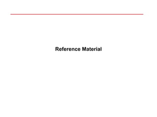 Reference Material
 