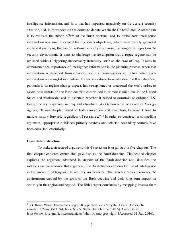 essay on bush doctrine The obama doctrine george w bush, to ruinous war in iraq obama entered the white house bent on getting out of iraq and afghanistan. essay on bush doctrine The obama doctrine george w bush, to ruinous war in iraq obama entered the white house bent on getting out of iraq and afghanistan.
